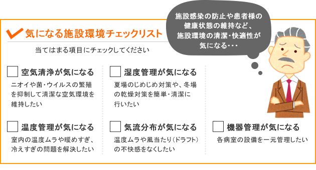 気になる施設環境チェック